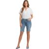 image:imageNYDJ Womens Briella Roll Cuff Denim ShortsBiscayne