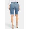 image:imageNYDJ Womens Briella Roll Cuff Denim ShortsHeyburn Wash
