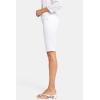 image:imageNYDJ Womens Briella Roll Cuff Denim ShortsPure Optic White