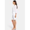 image:imageNYDJ Womens Briella Roll Cuff Denim ShortsPure Optic White