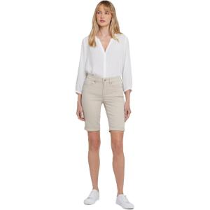 image:imageNYDJ Womens Briella Roll Cuff Denim ShortsFeather