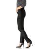 image:imageNYDJ Womens Petite Size Alina Skinny Faux Suede JeansEvening Tide