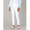 image:imageNYDJ Womens Petite Size Uplift Alina Skinny Jeans in Future Fit DenimOptic White