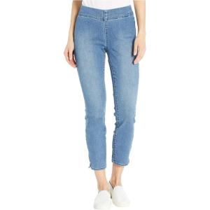 image:imageNYDJ Womens Petite Size Uplift Alina Skinny Jeans in Future Fit DenimClean Brickell