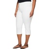 image:imageNYDJ Womens Plus Size Marilyn Straight Crop Cuff JeanOptic White
