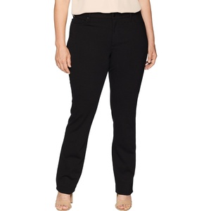 image:imageNYDJ Womens Plus Size Marilyn Straight Ankle JeanBlack