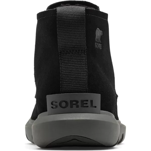 Sorel Mens Explorer Drift Waterproof BootBlack Sea Salt