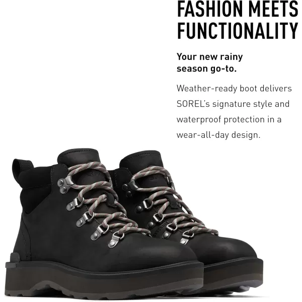 Sorel Womens HiLine Hiker BootBlack Jet