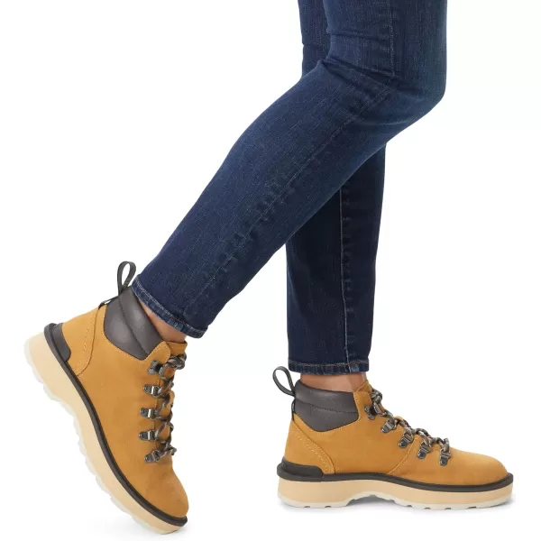 Sorel Womens HiLine Hiker BootGeo Yellow Jet