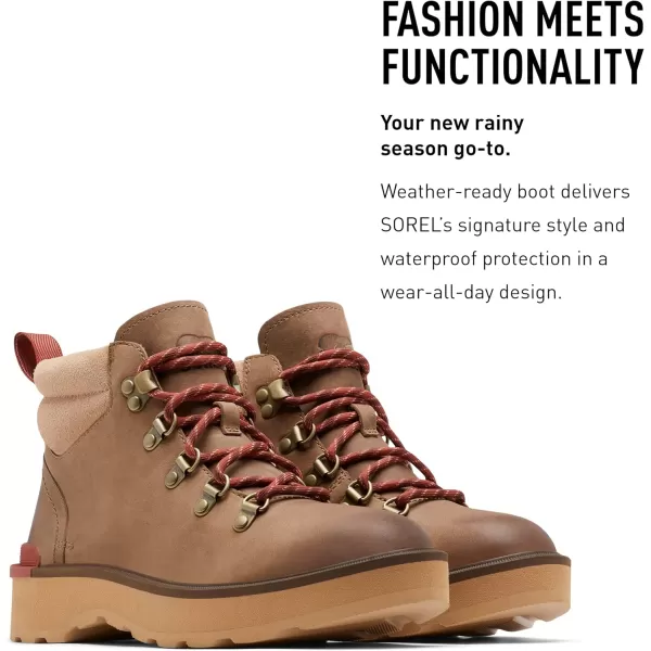 Sorel Womens HiLine Hiker BootUmber Tawny Buff