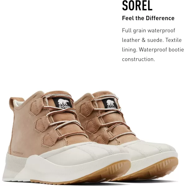 Sorel Womens Out N About III Classic Boot  Waterproof Leather amp Suede Winter BootsCanoe Light Bisque