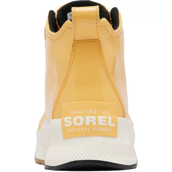 Sorel Womens Out N About III Classic Boot  Waterproof Leather amp Suede Winter BootsYellow Ray Sea Salt