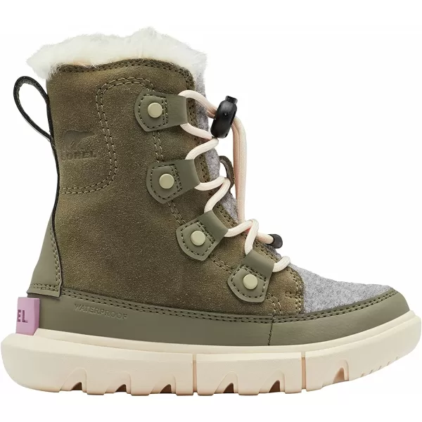 Sorel unisexchildStone Green White Peach