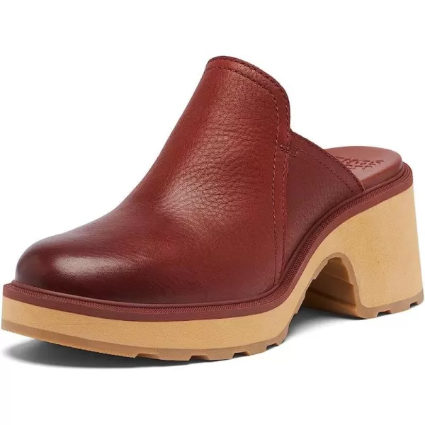 Sorel Womens HiLine Heel Mule BootsSpice Tawny Buff