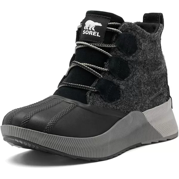 Sorel Womens Out N About III Classic Boot  Waterproof Leather amp Suede Winter BootsBlack Sea Salt