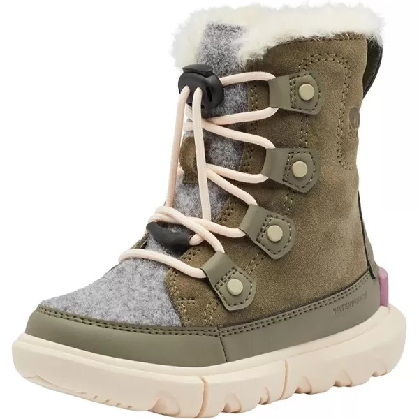 Sorel unisexchildStone Green White Peach