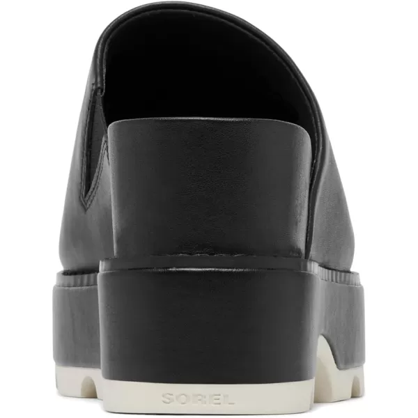 Sorel Womens Joanie IV Slide Wedge SandalsBlack  Sea Salt