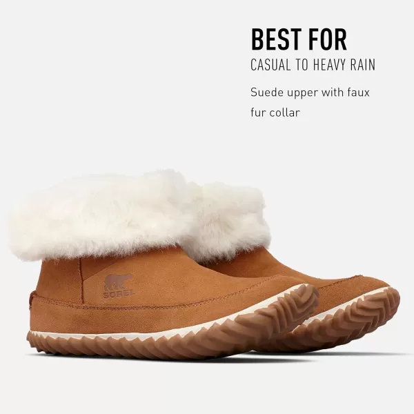 Sorel Womens Out N About Bootie  CasualElk Natural