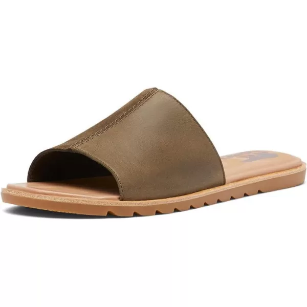 Sorel Ella II Block Slide Sandals for WomenOlive Green