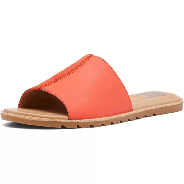 Sorel Ella II Block Slide Sandals for WomenSignal Red