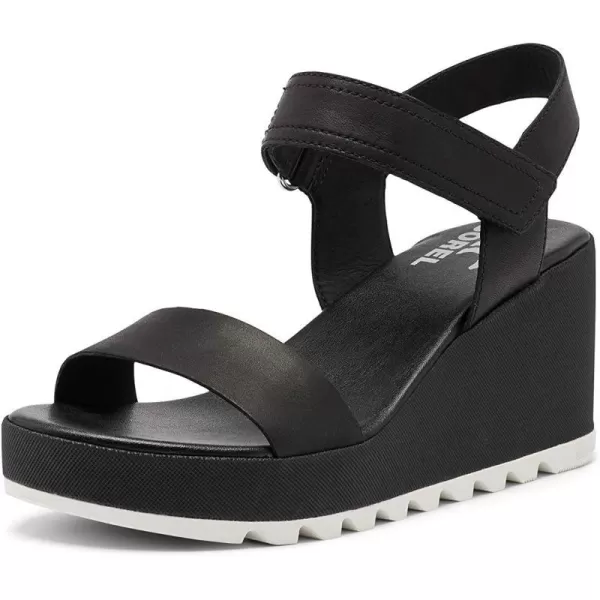 Sorel Womens Cameron Wedge SandalsBlack