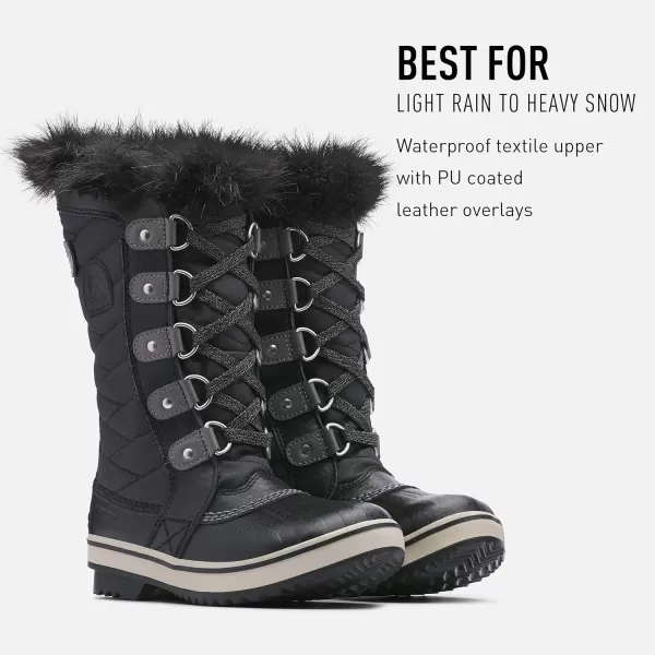 Sorel UnisexChild Youth Tofino Ii Snow Boot 05 UKBlack Quarry