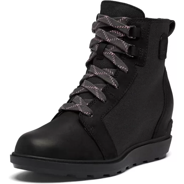 Sorel Womens Evie II NW Lace BootsBlack Sea Salt