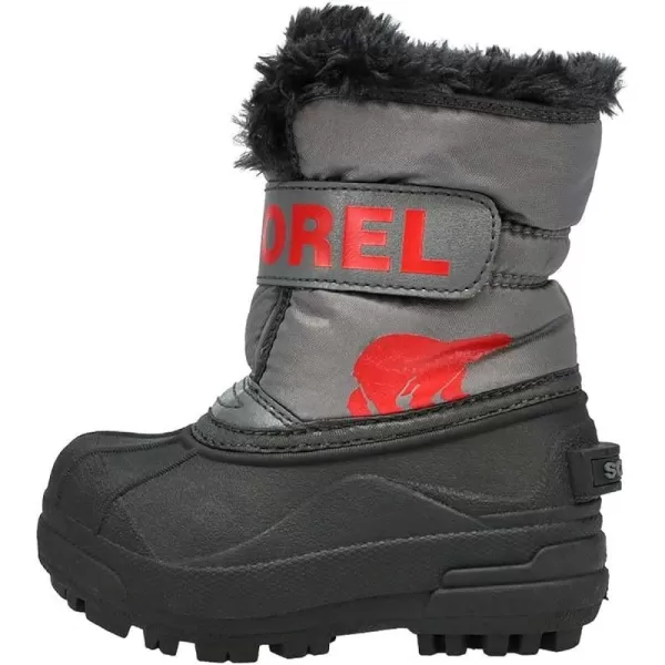 SOREL  Youth Snow Commander Snow Boots for KidsQuarry Cherrybomb