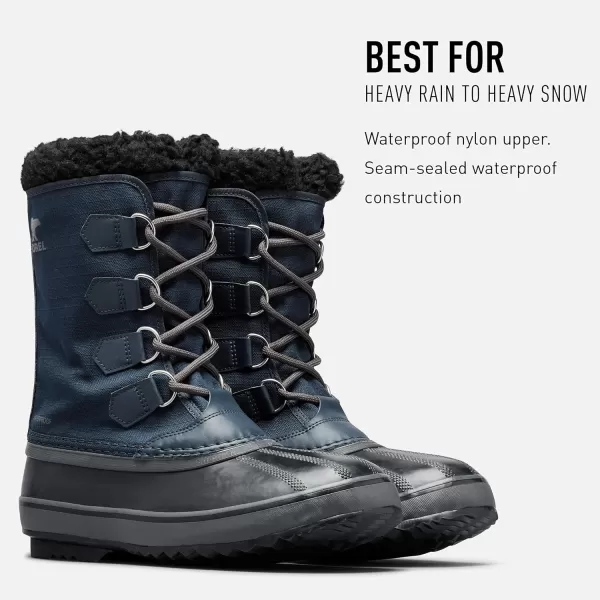 SOREL  Mens 1964 Pac Nylon Snow Boot for WinterCollegiate Navy