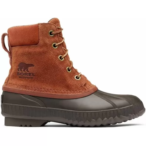 SOREL  Mens Cheyanne II Waterproof Insulated Winter BootDark Amber Cordovan