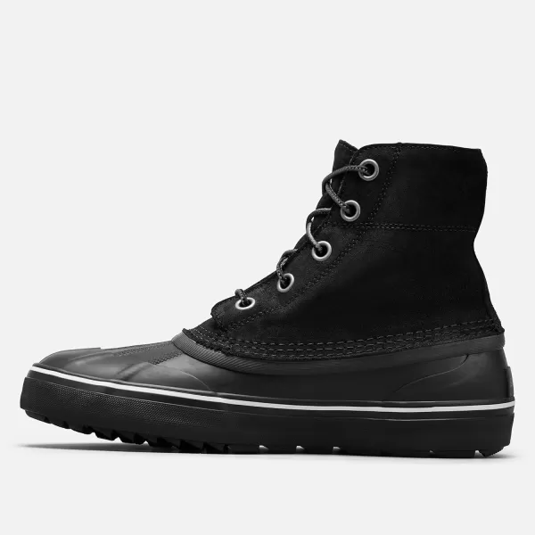 SOREL  Mens Cheyanne Metro Lace Waterproof Insulated Winter BootBlackBlack