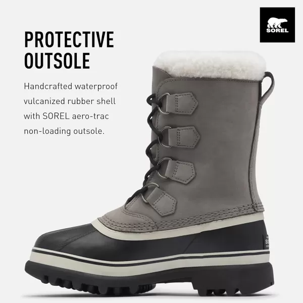 SOREL  Womens Caribou Waterproof Boot for WinterGrey