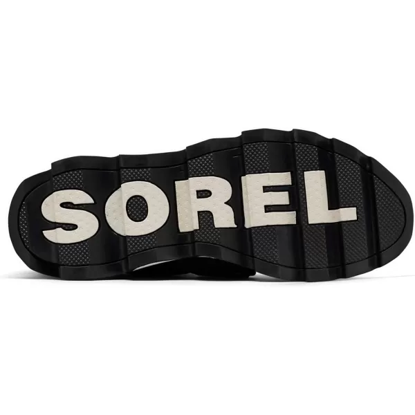 SOREL  Womens Kinetic Sneak Knit Sneaker with Scalloped Sole and Stretch StrapsAlpine Tundra