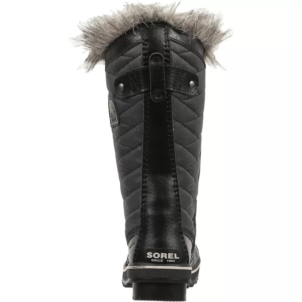 SOREL  Womens Tofino II Waterproof Insulated Winter Boot with Faux Fur CuffBlackstone