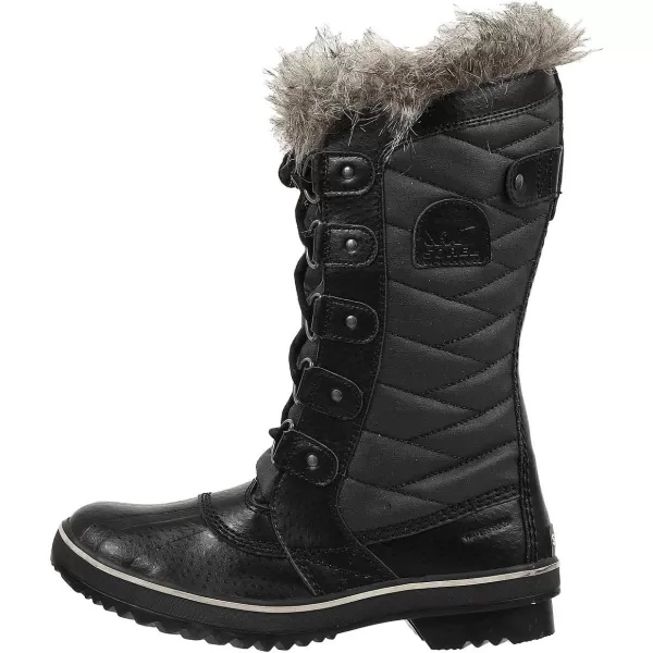 SOREL  Womens Tofino II Waterproof Insulated Winter Boot with Faux Fur CuffBlackstone