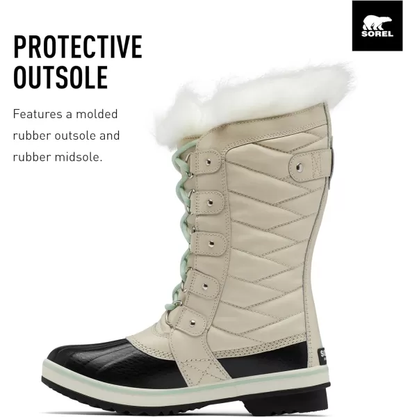 SOREL  Womens Tofino II Waterproof Insulated Winter Boot with Faux Fur CuffFawn Sea Sprite