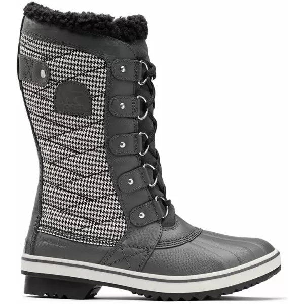 SOREL  Womens Tofino II Waterproof Insulated Winter Boot with Faux Fur CuffGrill Black