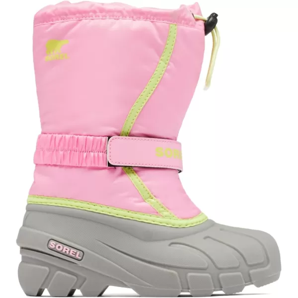 SOREL  Youth Flurry Winter Snow Boots for KidsBlooming Pink Chrome Grey