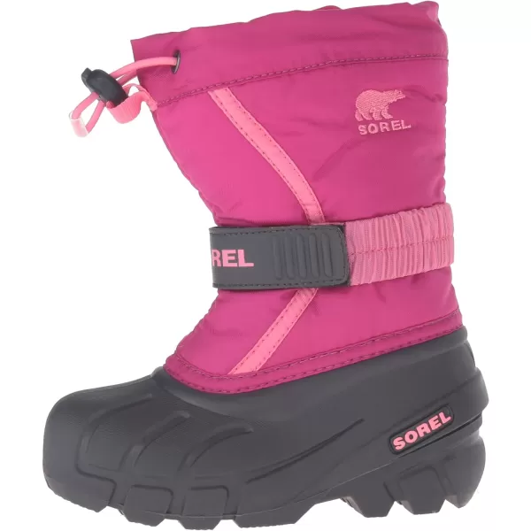 SOREL  Youth Flurry Winter Snow Boots for KidsDeep BlushTropic Pink