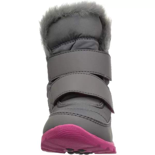 SOREL  Youth Whitney Strap Waterproof Insulated Winter Boot for KidsQuarry Ultra Pink