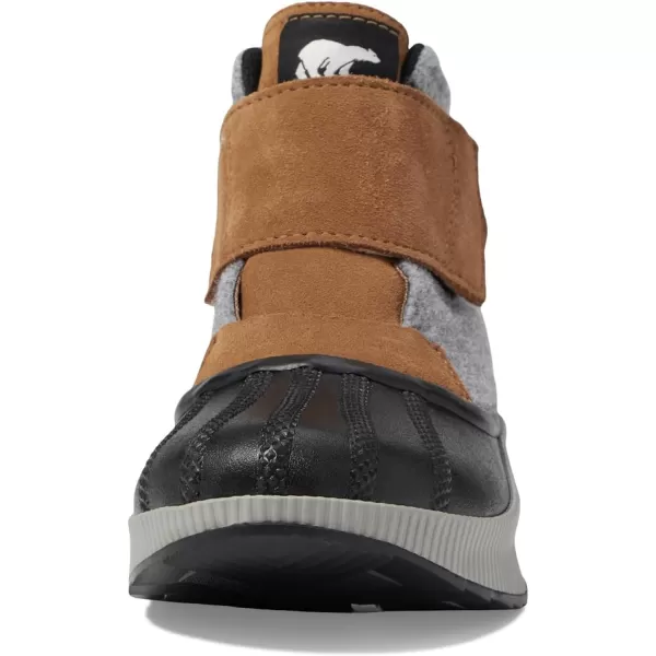 SOREL Out N About III Classic Strap Waterproof Boots for Women  Leather Upper  Breathable Lining  RoundtoeCamel BrownBlack