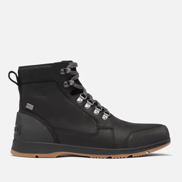 Sorel Mens Ankeny II Mid OD Boot  Heavy Rain  WaterproofBlack