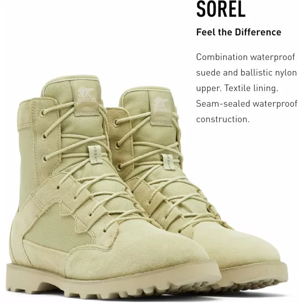 Sorel Mens Caribou OTM WP Boot  Waterproof Leather Rain BootsLaurel Leaf Silver Sage