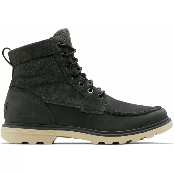 Sorel Mens Carson Moc Waterproof BootsCoal Oatmeal