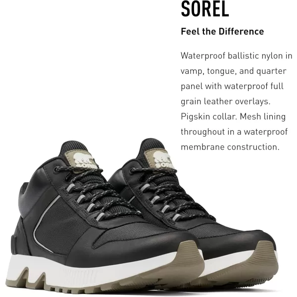 Sorel Mens Mac Hill Chukka WP Sneaker Boot  Waterproof Suede Leather Rain amp Snow BootBlack Dark Moss