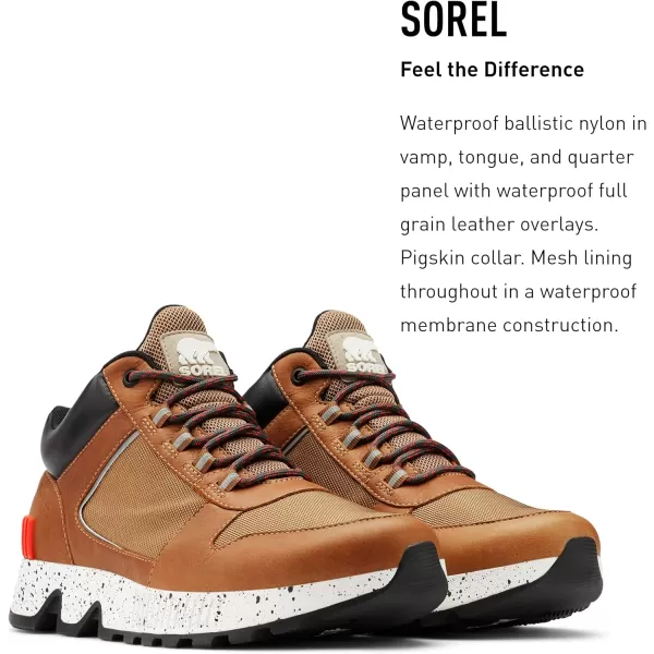 Sorel Mens Mac Hill Chukka WP Sneaker Boot  Waterproof Suede Leather Rain amp Snow BootElk Elk