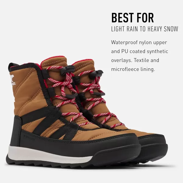 Sorel Unisex Kids Textile Lining Snow BootBrown Elk