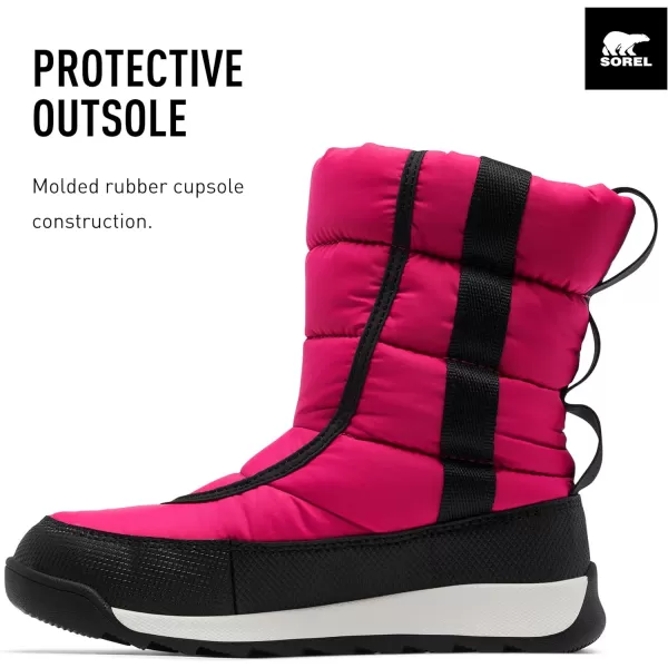 Sorel UnisexChild Childrens Whitney Ii Puffy Mid Wp Winter BootsCactus Pink Black