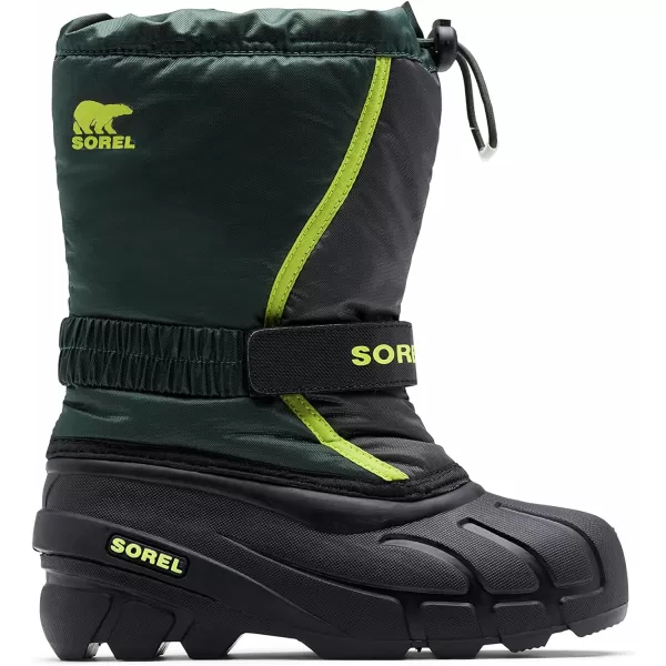 Sorel UnisexChild Childrens Whitney Ii Strap Wp Snow BootGreen Spruce X Grill Children