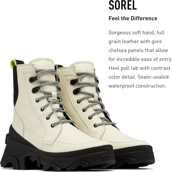 Sorel Womens Brex Lace Waterproof BootChalk Black